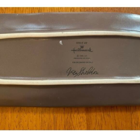 Hallmark Signed Trivet Dish By, Ken Sheldon - Picture 4 of 4